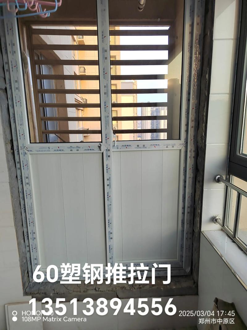 60系列塑钢推拉门制作安装全流程解析——施工现场实拍纪实